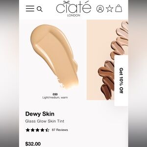 🆕Ciate London dewy glass skin color 030 new in box